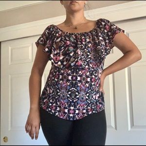 VERONICA M PRINTED TOP